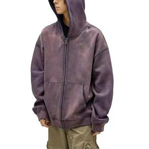 Sudadera con Capucha Extra Grande para Hombre, Lavado Ácido, 450 GSM, Hecha a Medida, Estilo Urbano, Suave, Cómoda y Duradera - Product Image 6