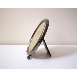 Solid Stainless Steel Oval Photo <b>Frame</b> 4x5 Inch Hand Polished Tabletop Metal Picture <b>Frame</b> - Product Image 5