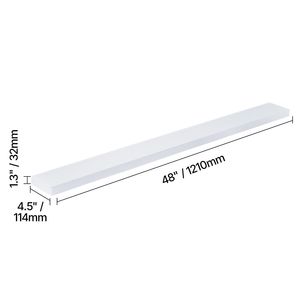 1 Tier 48 Inches LED Lighted Whiskey Rack USB Supported Illuminated Home Bar Shelf RF Remote <b>Wall</b> <b>Display</b> Shelves for <b>Display</b> - Product Image 4