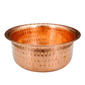Elegance Handmade Copper Serving <b>Bowl</b> With Hammered Texture Vintage Style <b>Metal</b> <b>Bowl</b> For Food Serving Gifting - Product Image 2