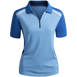 Chemises polo pour femmes en gros, séchage rapide, respirantes, douces, en coton et polyester, évacuation de l'humidité, vêtements de mode de haute qualité - Product Image 1