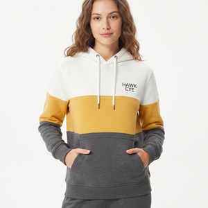Sudadera con Capucha Multicolor para Mujer, Uso Diario, Manga Larga, Informal, con Bolsillo, Venta al Por Mayor - Product Image 1