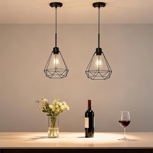 Retro Pendant <b>Lamp</b> Classic <b>Industrial</b> Hanging Ceiling Light with Metal <b>Shade</b> for Restaurant Cafe Kitchen Dining Room Home - Product Image 2
