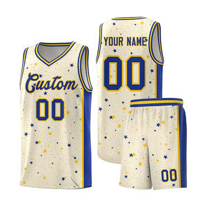 Uniformes de Baloncesto Transpirables de Poliéster, Conjuntos Personalizados para Hombre, Camiseta y Pantalones Cortos de Secado Rápido con Diseño Color Splash - Product Image 3