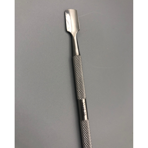 Pousse-cuticules double face en acier inoxydable, outil de manucure professionnel pour salon, outil à ongles réutilisable, éliminateur de peaux mortes - Product Image 3