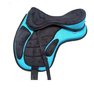 Silla de Montar Inglesa Freemax Blue Treeless, Ligera y Flexible, para Entrenamiento de Equitación - Product Image 5