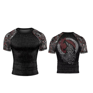 เสื้อรัดกล้ามเนื้อแขนยาวสำหรับผู้ชาย ออกแบบพิเศษสำหรับออกกำลังกาย MMA ระบายอากาศได้ดี เหมาะสำหรับวิ่ง ฟิตเนส และกีฬาทางน้ำ - Product Image 5