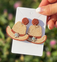 Anting-anting gantung motif bunga manik-manik Bohemia koboi barat, ukuran custom, multiwarna, unisex, hadiah, perhiasan pernyataan, pesta, fashion