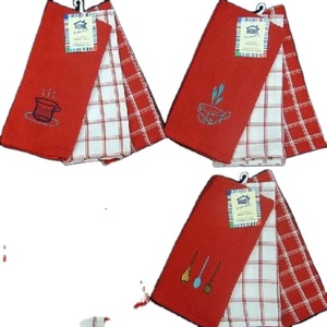 Torchons décoratifs en coton pour la cuisine Plaques de séchage Essuyant les tables de nettoyage de la verrerie - Product Image 2