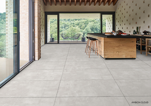 Carreaux de porcelaine numériques AMBION CLOUD 600x1200 mm, épaisseur 9 mm, surface mate, antibactériens, antidérapants, vitrifiés - Product Image 5