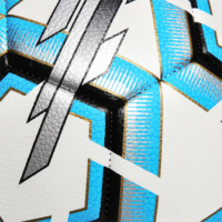 Ballon de football en cuir PU de haute qualité avec logo personnalisé, écologique, pour intérieur/extérieur, style classique, léger, durable, sérigraphié