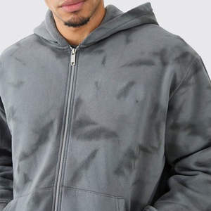 Chándal Premium Personalizado para Hombre con Lavado Ácido, Fabricación OEM ODM, Estilo Urbano, Corte Holgado, Dos Piezas, Chándales Personalizados con Lavado Ácido para Hombre - Product Image 4