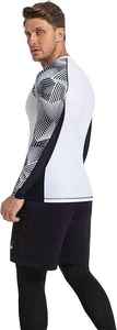 Rashguard Camo Rash Guard pour hommes, Rashguard à manches longues pour hommes, haut de plongée - Product Image 2