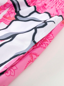 Shorts de bain pour hommes en tissu non tissé imprimé par sublimation personnalisée, séchage rapide, taille haute, fermeture à cordon, polyester, décontracté pour l'été - Product Image 6