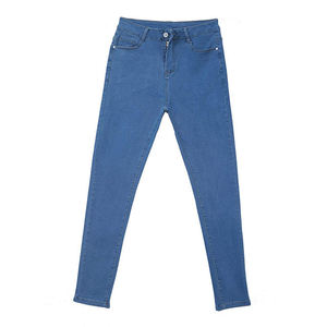 HAMIO SPORTS Custom New Men <b>Elastic</b> Denim Solid Color Casual Regular <b>Jeans</b> Low <b>Waist</b> Softener Comfortable Outdoor Pencil Long - Product Image 5