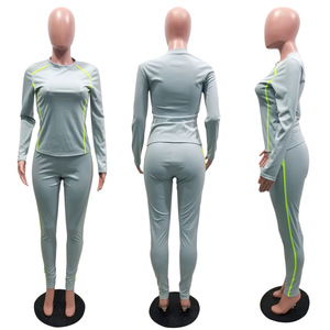 Mono de Manga Larga Ajustado de Cintura Alta para Mujer, Color Sólido, Secado Rápido, Spandex, Poliéster, Ropa Deportiva para Todas las Temporadas, Ajuste Moderno - Product Image 2