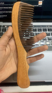 Peigne à cheveux en bois de neem écologique pour la promotion de salon à domicile et l'utilisation de voyage du fournisseur indien au prix d'exportation - Product Image 5