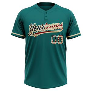 Uniforme de Béisbol y Sóftbol Personalizado al por Mayor con Logotipo, Talla Grande, Transpirable, de Secado Rápido, Manga Corta, Impresión por Sublimación 100% - Product Image 4