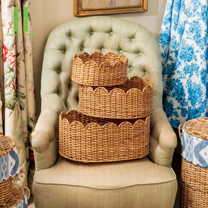 Wholesale Bohemian Rattan Handmade Wicker Modern Design <b>Storage</b> <b>Basket</b> For Laundry Bedroom <b>Storage</b> Boxes & Bins OEM Rattan 2026 - Product Image 1