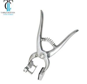 Pince à tatouer vétérinaire réutilisable en acier inoxydable, outil de marquage animal TARIQ CRAFTED INDUSTRIES - Product Image 2