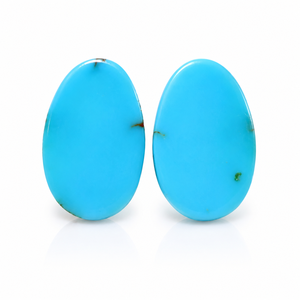 Turquesa Natural Sleeping Beauty Arizona, Par de Gemas Sueltas de Primera Calidad para Joyería - Product Image 1