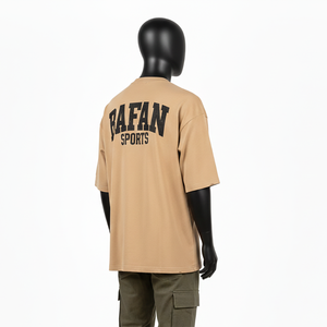 Camiseta de algodón grueso para hombre, estilo streetwear, con estampado gráfico en relieve, 100% algodón, corte holgado. - Product Image 5