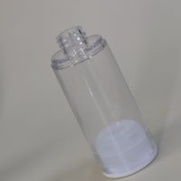 Bouteille de pompe sans air de voyage rechargeable 15ml 30ml pour sérum et crème de soin de la peau petit emballage cosmétique