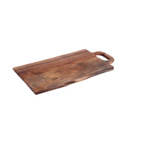 Tabla de cortar grande de madera maciza para cocina profesional, para cortar verduras, frutas, carne, pan, tabla duradera y resistente. - Product Image 3