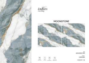 Azulejos de porcelana tallados de estilo italiano de lujo, tamaño 600X1200, formato grande para sala de estar, cocina, baño y decoración de paredes. - Product Image 2