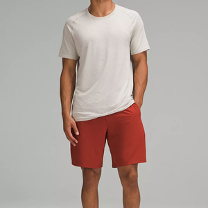 Custom Red Tennis Shorts Men Top Selling Two In One Compression Liner Stretch Activewear Outdoor Grid Mesh Pocket - Product Image 2