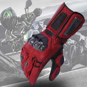 Full Finger Leather Biker <b>Gloves</b> Hot Selling Best Material Leather <b>Gloves</b> New Design Leather <b>Gloves</b> with Custom Logo . - Product Image 5