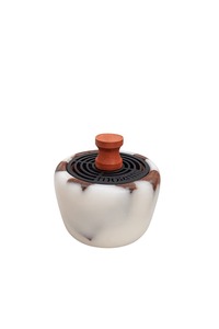 Quemador de incienso árabe Mabkhara Bakhoor, hecho a mano, con forma de cabaña de madera. - Product Image 3