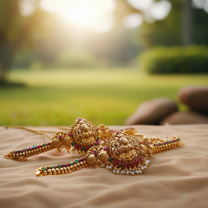 Lakshmi Vanki Design Fashion Choker Necklace - Product Image 3