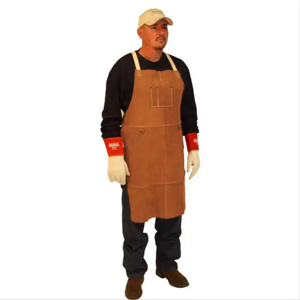 Premium Quality Cowhide Split Leather Sleeveless Welding Apron Heat Flame Resistant Heavy Duty Construction Body Protection - Product Image 5