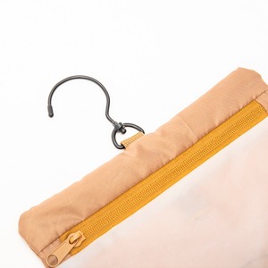Black twill women's <b>toiletry</b> bag travel cosmetic <b>storage</b> bag daily handbag - Product Image 6
