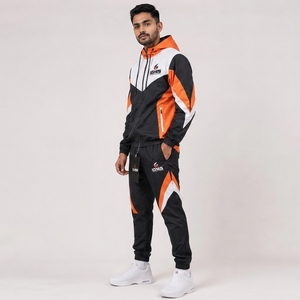 Conjunto de Chaqueta y Pantalones Deportivos Ligeros para Hombre, Ropa Deportiva Informal para Entrenamiento al Aire Libre, Cómoda y Atlética - Product Image 2