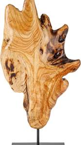 Sculpture contemporaine en bois, pièce d'art organique, décoration artisanale, accent de table pour les espaces de maison et de bureau modernes et élégants. - Product Image 6