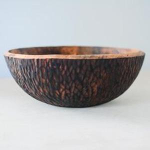 Tazón Redondo de Madera Hecho a Mano, Tazón de Madera Natural Pulido y Liso para Mesa de Comedor - Product Image 1