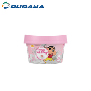 100g/130ml Tasses à dessert en plastique PP à paroi unique avec couvercle et cuillère pour servir la cuisson du <span class=keywords><strong>yaourt</strong></span> crème glacée pouding gâteau <span class=keywords><strong>au</strong></span> lait - Product Image 2
