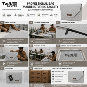 OEM Supplier Protective Wool Felt Laptop Carry Pouch Case Business <b>Computer</b> Sleeve with Custom Packaging Manufacturing Service - Product Image 6