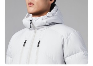High Quality OEM Custom Latest New Outdoor Adventure Keep Warm Men's Winter Puffer <b>Jacket</b> Men with Hood - Product Image 2