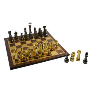 เกมหมากรุกดีไซน์ทันสมัยธีมโลหะ พร้อมดีไซน์ตกแต่งสีสันหลากหลาย สำหรับเล่นในร่ม - Product Image 2