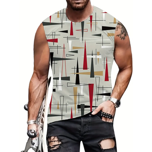 Débardeur Homme Personnalisable OEM à Prix Abordable, Respirant et Léger, de Haute Qualité, pour Sublimation - Product Image 4