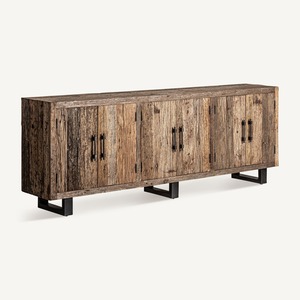 Aparador de Madera de Teca Sólida, Mueble Rústico Moderno para Proyectos de Hoteles y Restaurantes de Lujo - Product Image 3