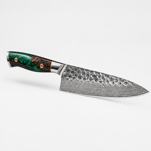 Cuchillo de Chef Damasco Hecho a Mano, Profesional, Afilado como una Navaja, Acero Forjado a Mano, OEM ODM, Ecológico, Calidad Superior - Product Image 5