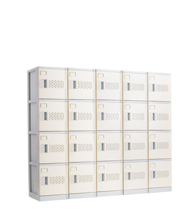 Household Vented Plastic Mini Locker Cabinet with Anti-Rust & Moisture Corrosion Resistant - Product Image 3
