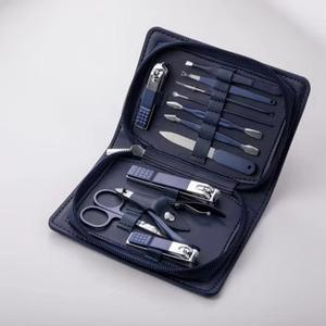 NModern Professional Manicure Set Sharp Stainless Steel <b>Nail</b> Care Pedicure Grooming Tools with Stylish Travel Organizer Case - Product Image 6