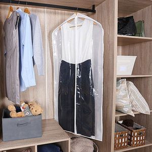 4 Pack Non-Woven Suit and <b>Dress</b> Hanging <b>Bags</b> Arctic White with Handles - Product Image 2