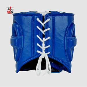 OMIKA INTERNATIONAL Best Protection Performance Customized Color Size Comfortable MMA Leather Kick Boxing Training Head Guard - Product Image 3