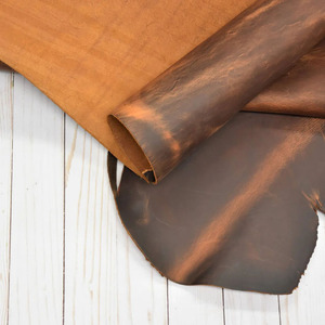 Genuine Soft Brown Vegetable Tanned Cow <b>Leather</b> For Premium Goods Crafting Durable Smooth Material For Shoes And Wallets Now - Product Image 1